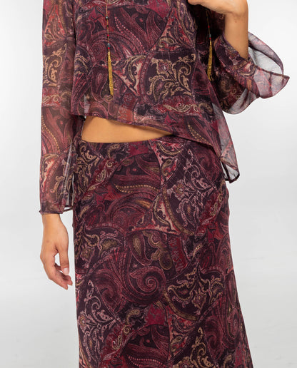 FALDA LET IT HAPPEN · ESTAMPADO