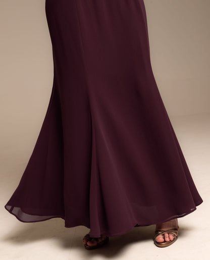 FALDA EUGENIA · BURDEOS