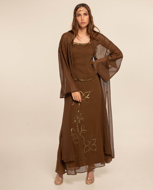 FALDA AMANDA · MARRÓN