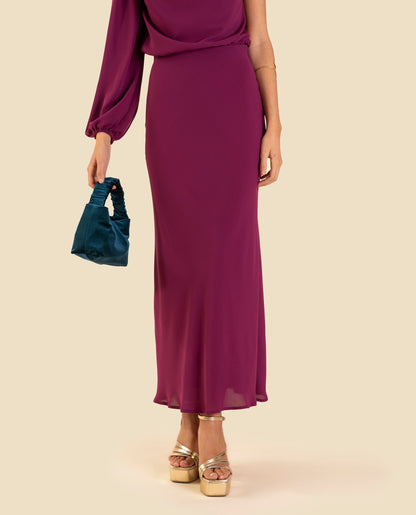 FALDA MRS. ARRIAGA · CIRUELA