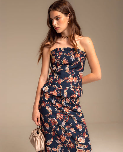 FALDA VEGA · AZUL MARINO