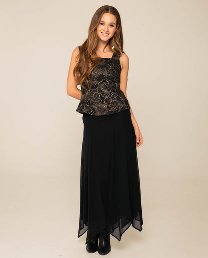 FALDA ONE LAST TIME · NEGRO