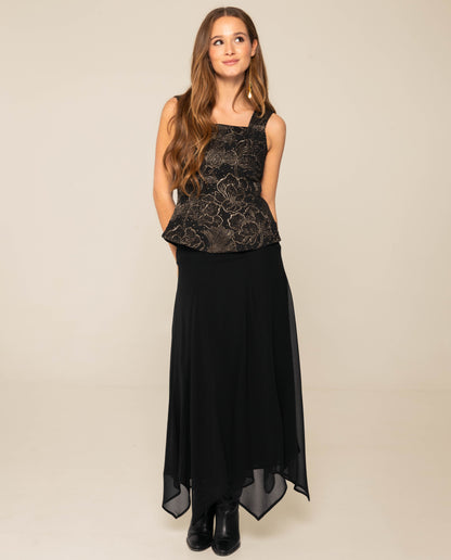 FALDA ONE LAST TIME · NEGRO