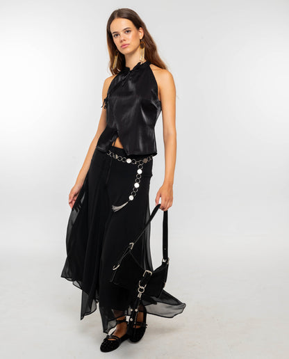 FALDA ONE LAST TIME · NEGRO