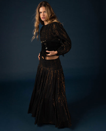 FALDA FIFTH SHADE · NEGRO