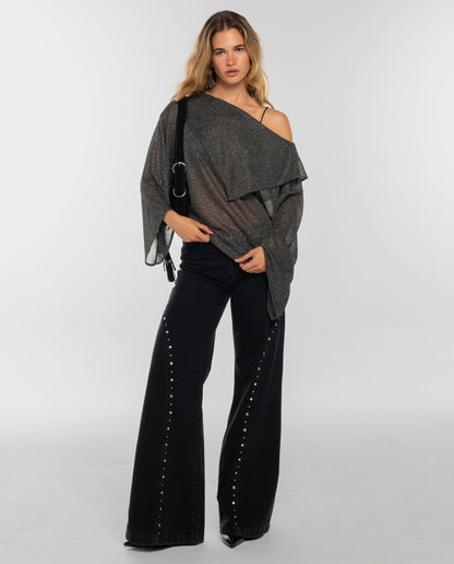 BLUSA CALL ME · GRIS