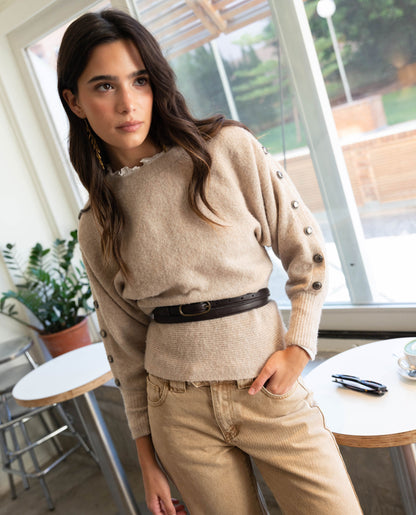 CINTURÓN GOLDEN HOUR · MARRÓN