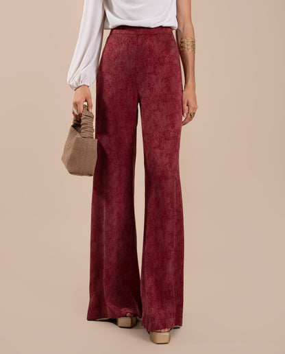 PANTALÓN JULIETTE · BURDEOS