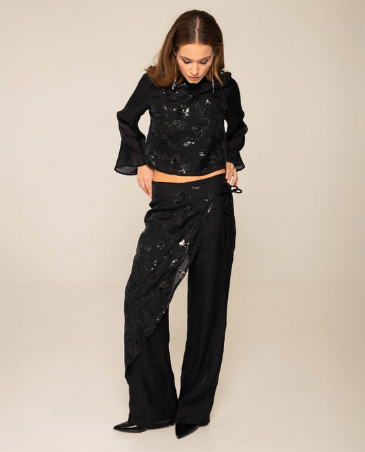 PANTALÓN NIGHT TO REMEMBER · NEGRO