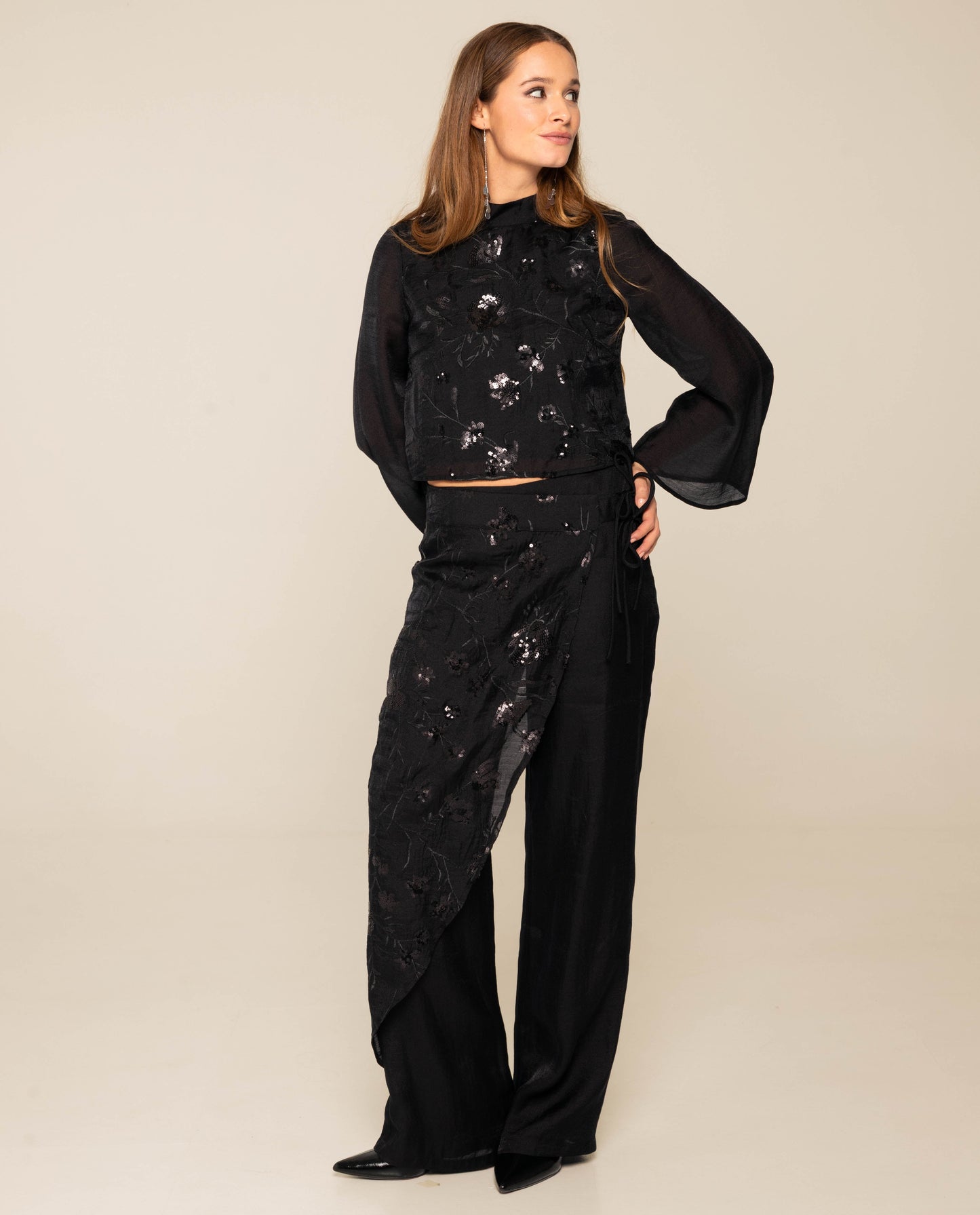 PANTALÓN NIGHT TO REMEMBER · NEGRO