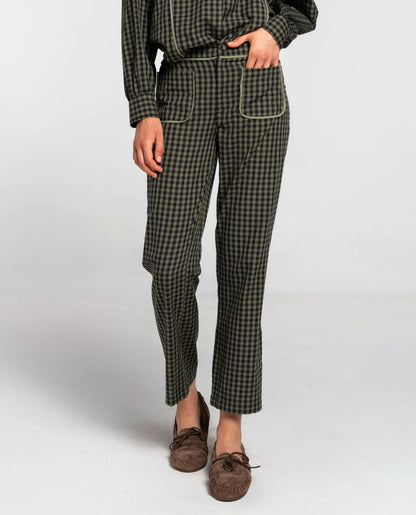 PANTALÓN FIRST COFFEE · CUADROS