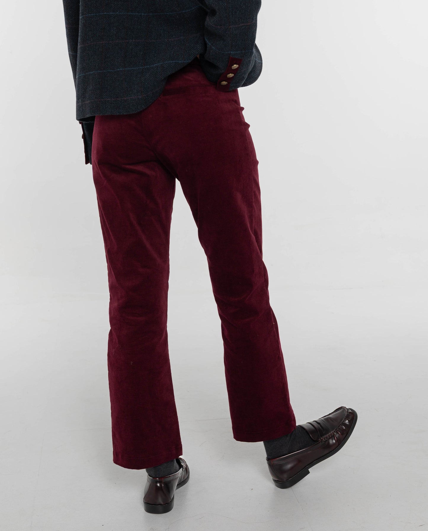 PANTALÓN VELVET SPELL · BURDEOS