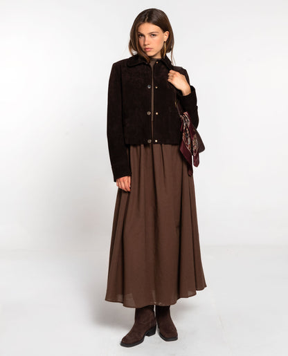 PAÑUELO SOFT NOTE · BERENJENA