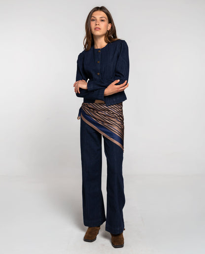 PAÑUELO COFFEE RUN · AZUL