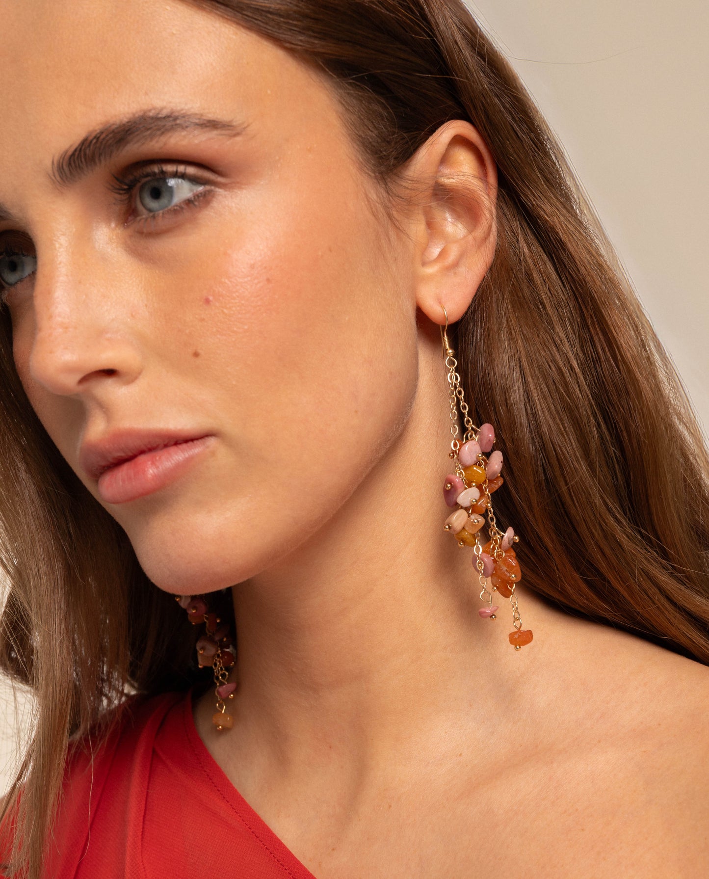 PENDIENTES NEBULA · TERRACOTA