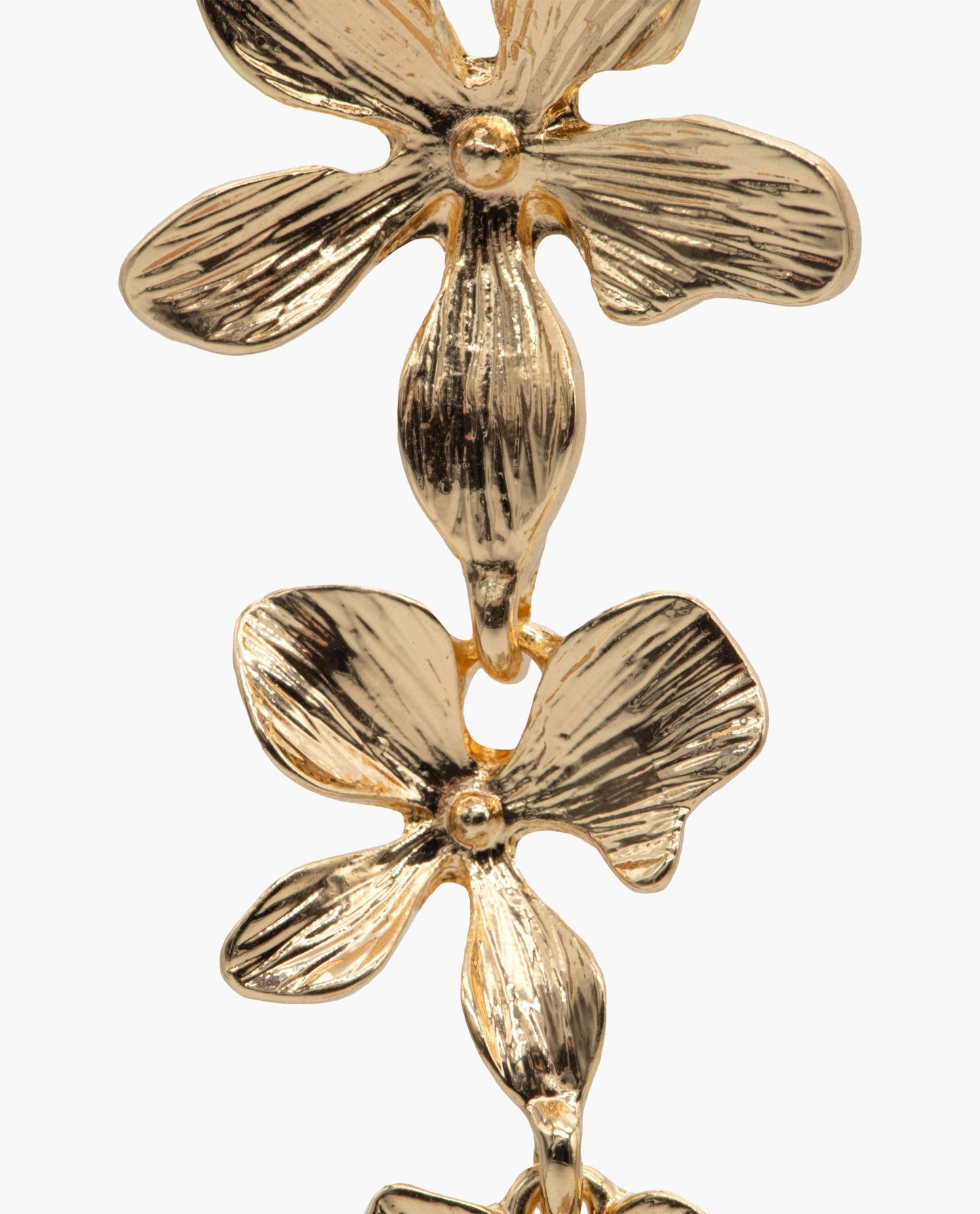 PENDIENTES DANGLE BLOOM · BAÑO ORO