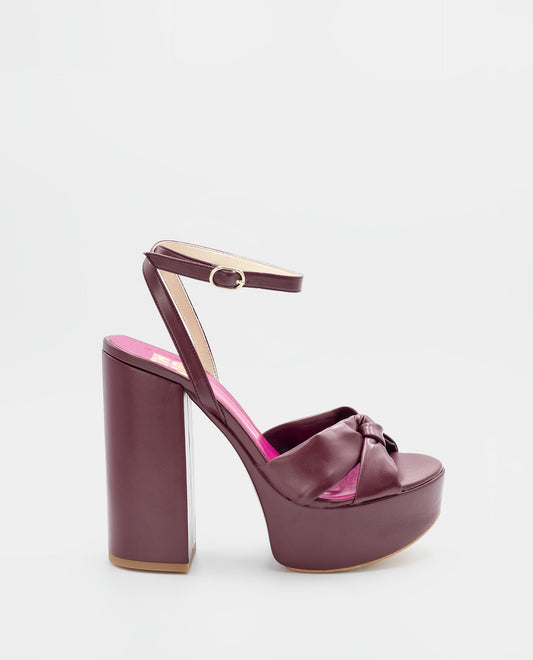 SANDALIA #1 · BURDEOS
