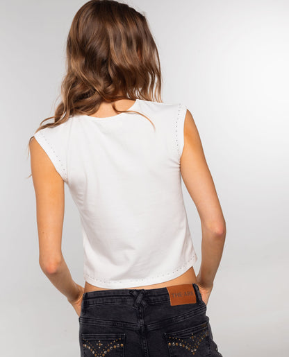 TOP BASIC TWIST · BLANCO