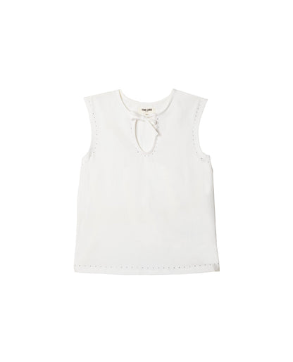 TOP BASIC TWIST · BLANCO