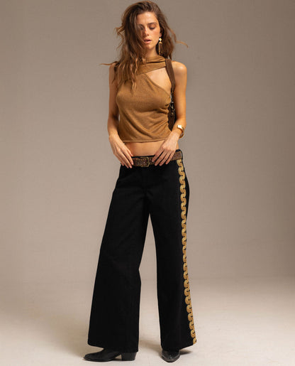 JEANS OASIS · NEGRO