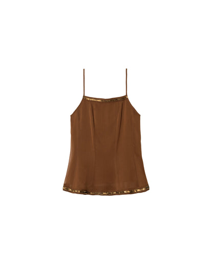 TOP AMANDA · MARRÓN