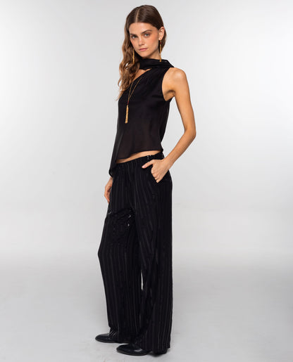 TOP MOONLIT · NEGRO