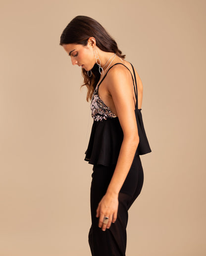 TRIANGLE TOP · NEGRO