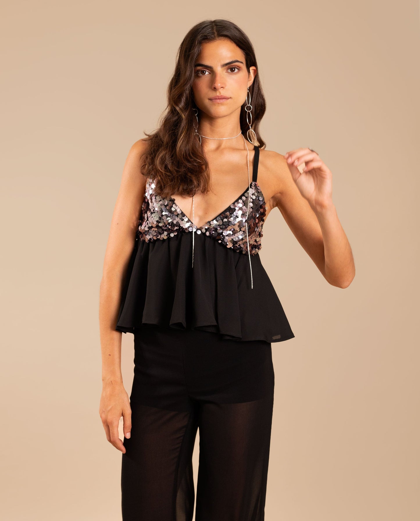 TRIANGLE TOP · NEGRO