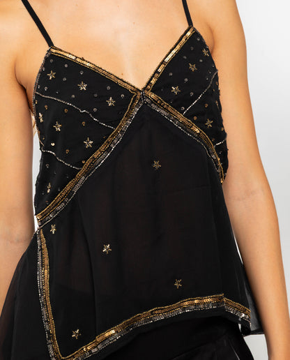 TOP ROMANTIC GIRL · NEGRO