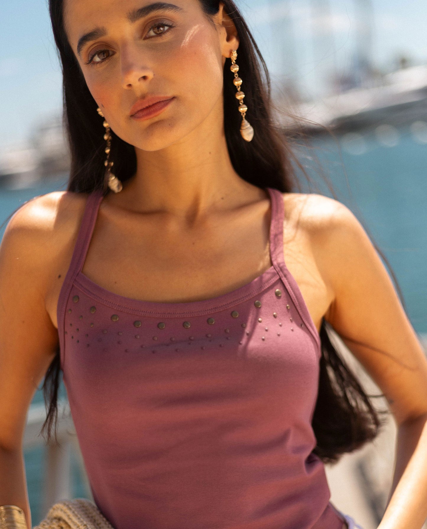 TOP LOST IN SUN · BLUSH