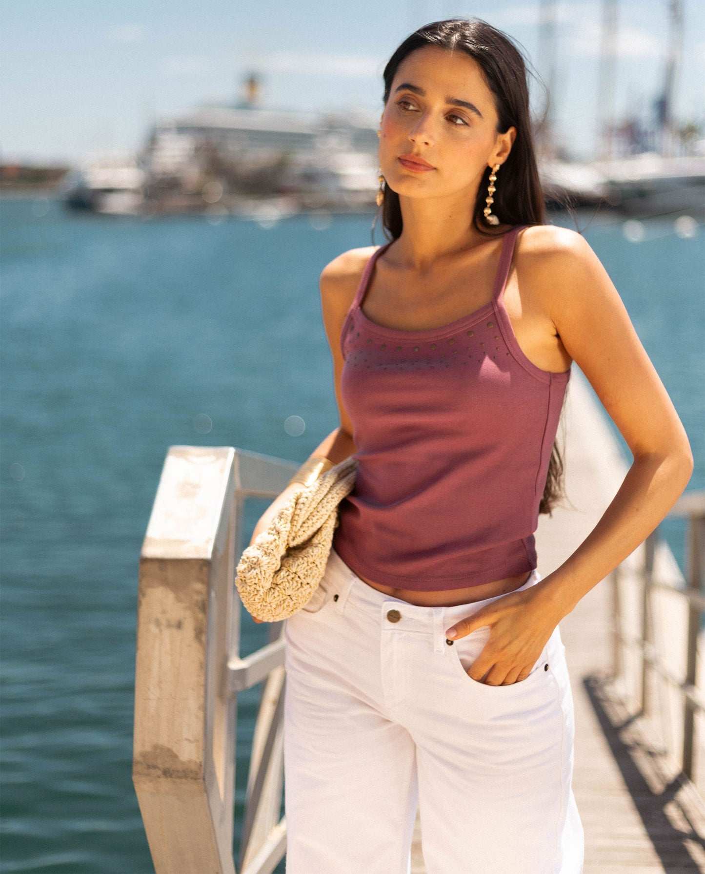 TOP LOST IN SUN · BLUSH