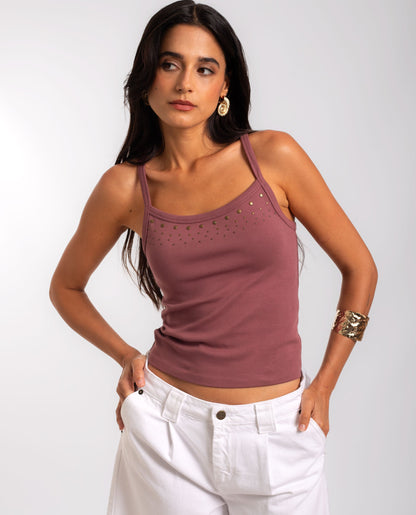 TOP LOST IN SUN · BLUSH