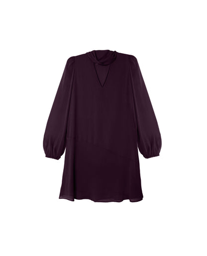 VESTIDO CAYETANA · CIRUELA