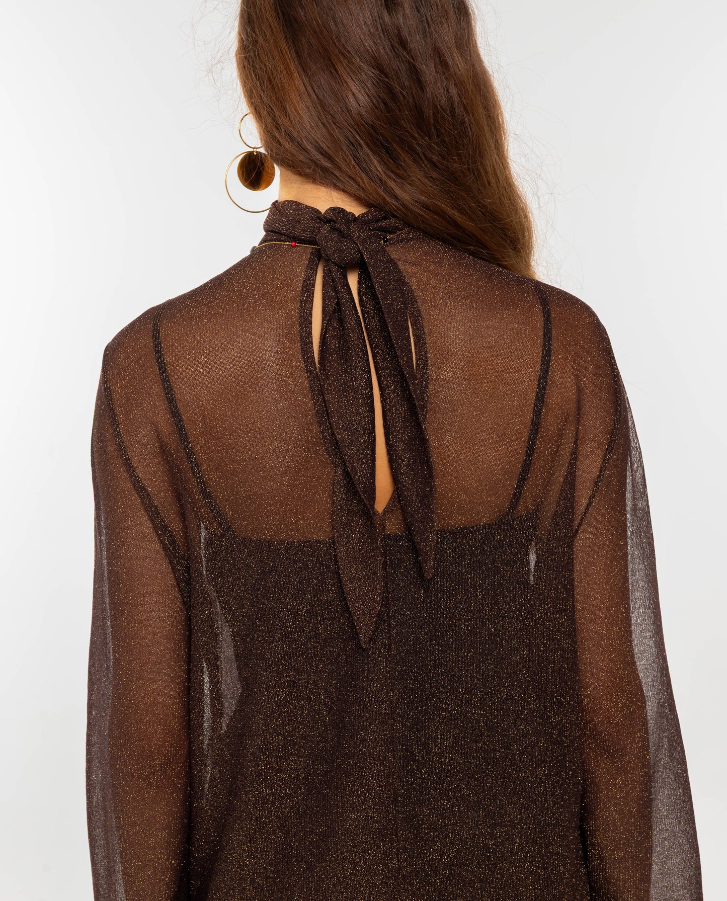 VESTIDO THAT NIGHT · MARRÓN