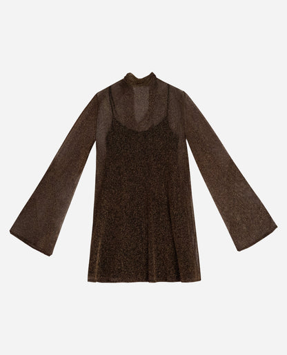 VESTIDO THAT NIGHT · MARRÓN