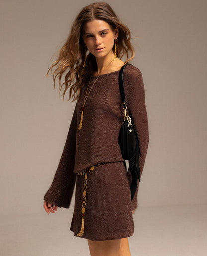 VESTIDO SUGAR DUSK · COBRE