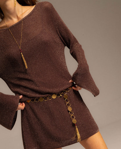 VESTIDO SUGAR DUSK · COBRE