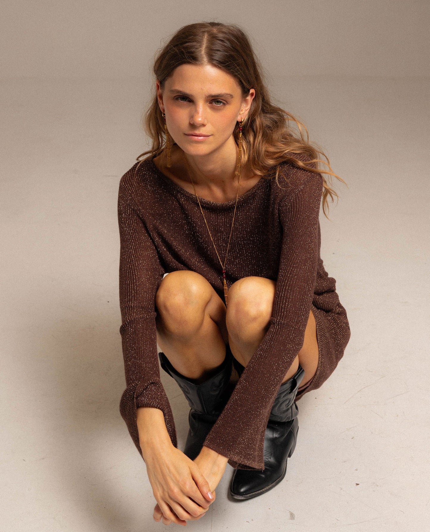 VESTIDO SUGAR DUSK · COBRE