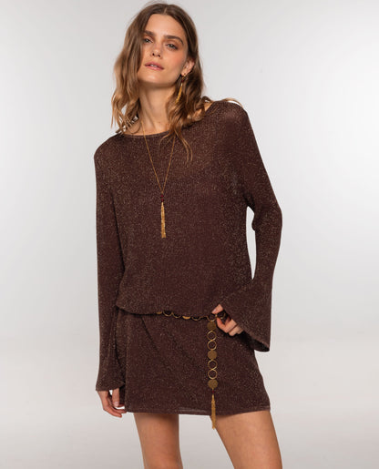 VESTIDO SUGAR DUSK · COBRE