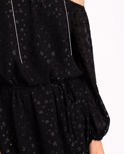 VESTIDO STARRY BLISS · NEGRO