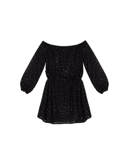 VESTIDO STARRY BLISS · NEGRO