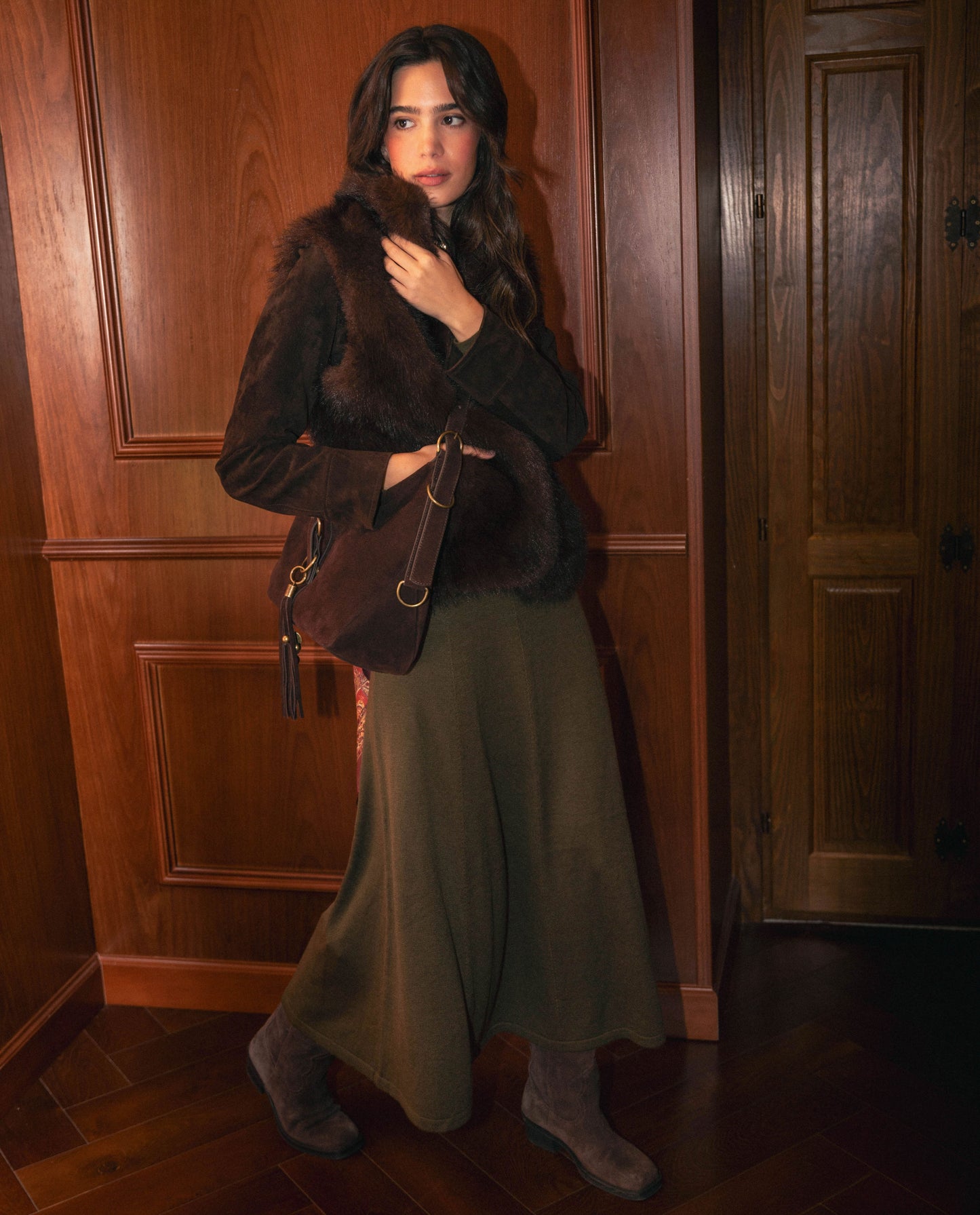 CHALECO ONE WAY · MARRÓN