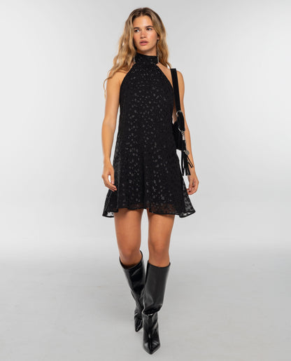 VESTIDO LOW BATTERY · NEGRO